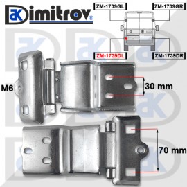 Панта долна лява за задна врата Citroen Jumper Fiat Ducato Peugeot Boxer